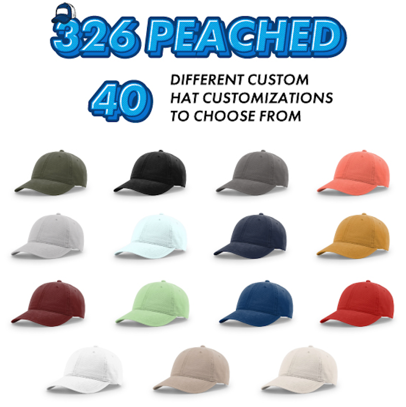 Your Richardson 326 Peached Cotton, Your WayPick A Hat, Pick A Patch ...