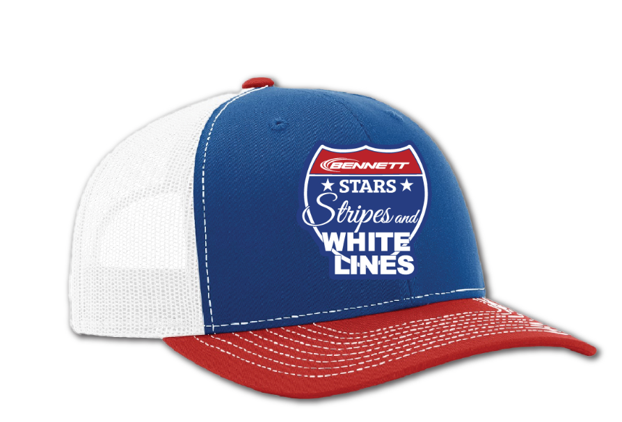 2025 Stars, Stripes, and White Lines Richardson Hat