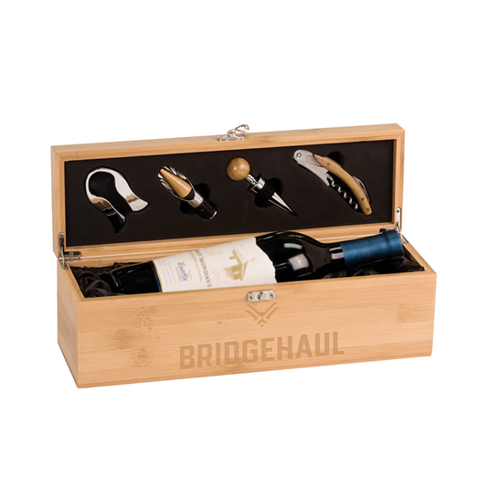 Bridge Haul Wine Box with Tools