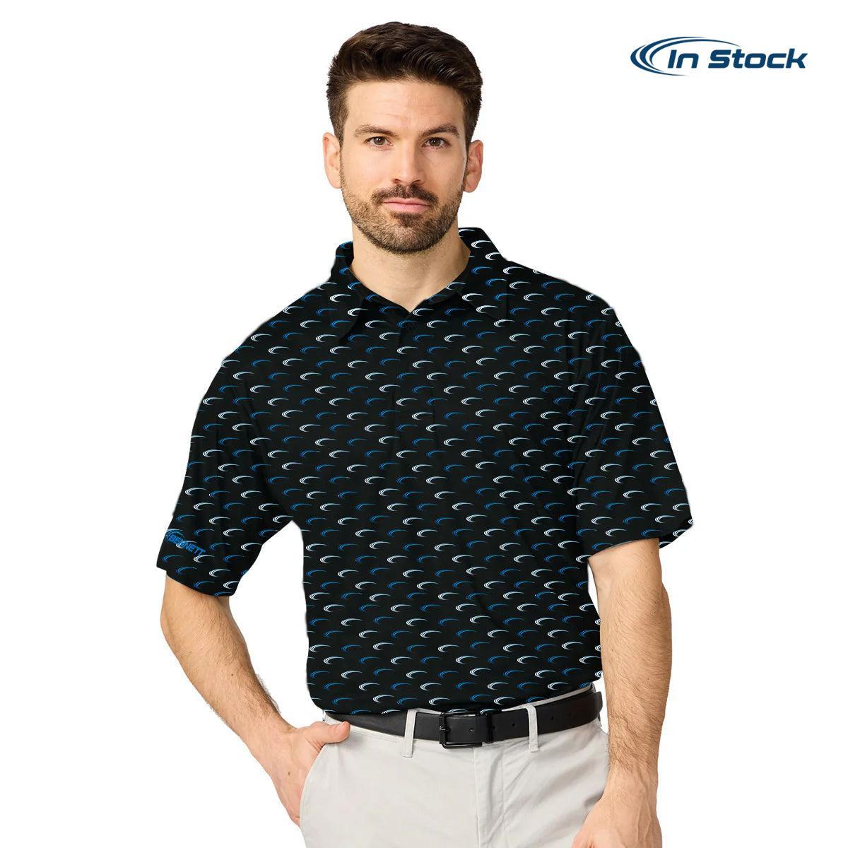 Bennett Black Unisex Custom Polo