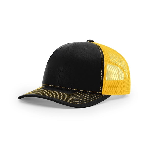 Pick A Hat Pick A Patch® - Your Richardson 112, Your Way — Black/Gold