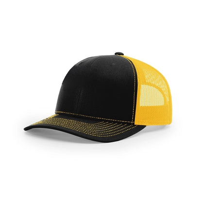 Pick A Hat Pick A Patch® - Your Richardson 112, Your Way — Black/Gold