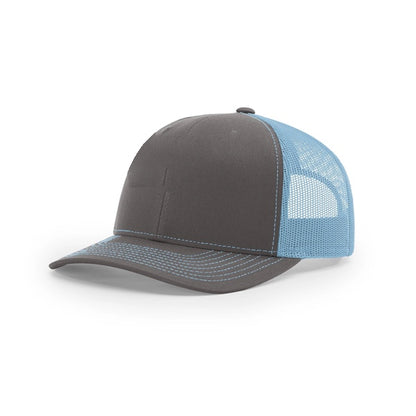 Pick A Hat Pick A Patch® - Your Richardson 112, Your Way — Charcoal/Columbia Blue