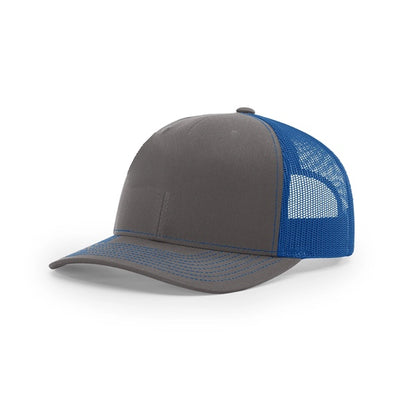 Pick A Hat Pick A Patch® - Your Richardson 112, Your Way — Charcoal/Royal
