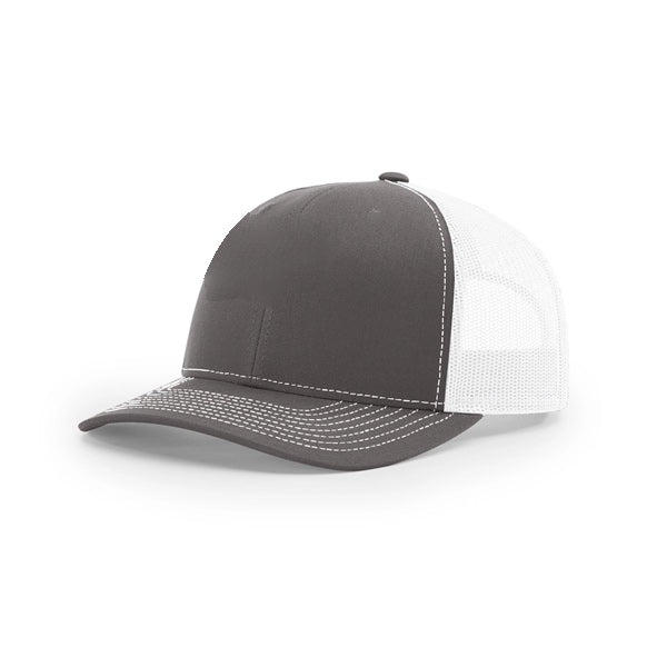 Pick A Hat Pick A Patch® - Your Richardson 112, Your Way — Charcoal/White
