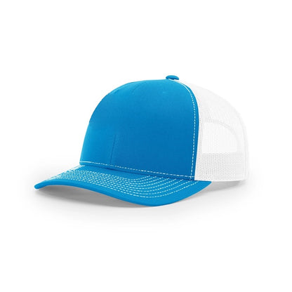 Pick A Hat Pick A Patch® - Your Richardson 112, Your Way — Cyan/White
