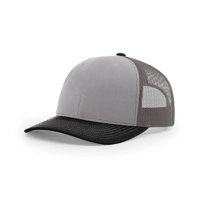 Pick A Hat Pick A Patch® - Your Richardson 112, Your Way — Grey/Charcoal/Black
