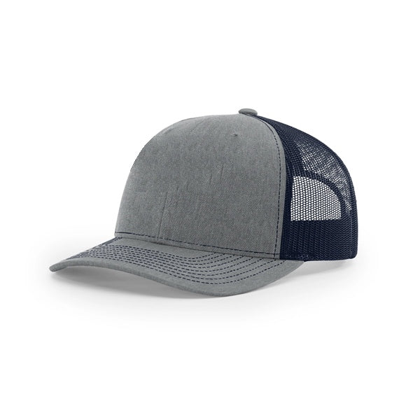 Pick A Hat Pick A Patch® - Your Richardson 112, Your Way — Heather Grey/Navy