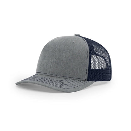 Pick A Hat Pick A Patch® - Your Richardson 112, Your Way — Heather Grey/Navy