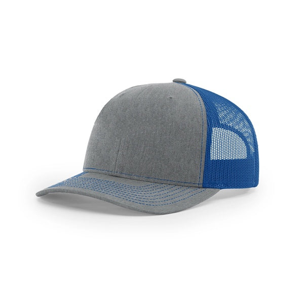 Pick A Hat Pick A Patch® - Your Richardson 112, Your Way — Heather Grey/Royal