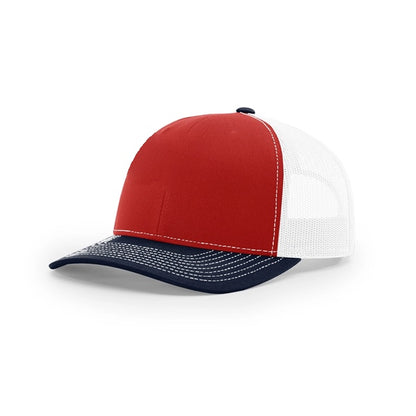 Pick A Hat Pick A Patch® - Your Richardson 112, Your Way — Red/White/Navy
