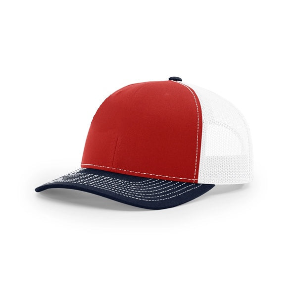 Pick A Hat Pick A Patch® - Your Richardson 112, Your Way — Red/White/Navy