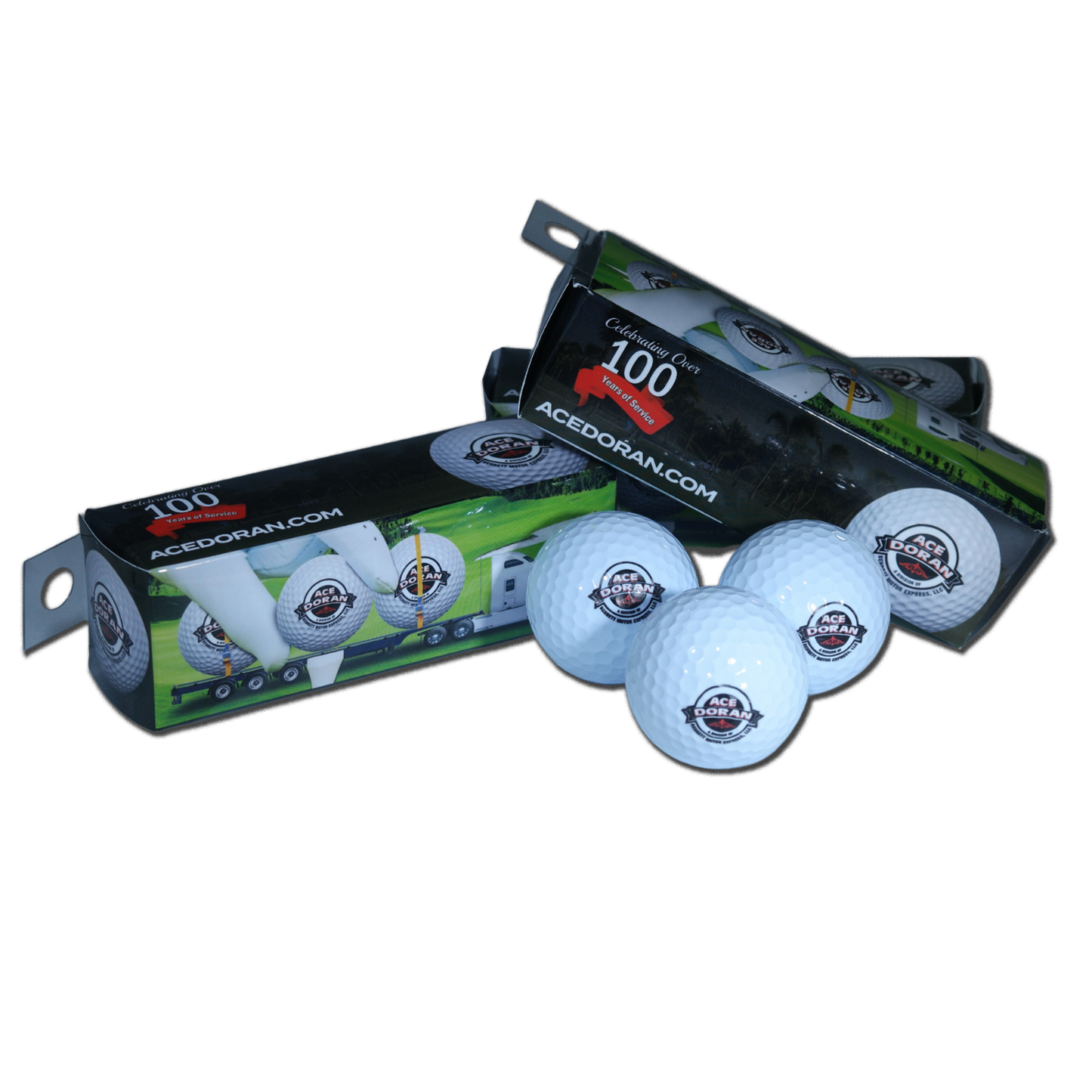 Ace Doran Golf Balls 3 Ball Sleeve