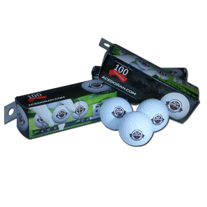 Ace Doran Golf Balls 3 Ball Sleeve