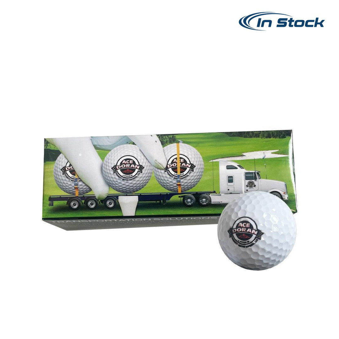 Ace Doran Golf Balls 3 Ball Sleeve