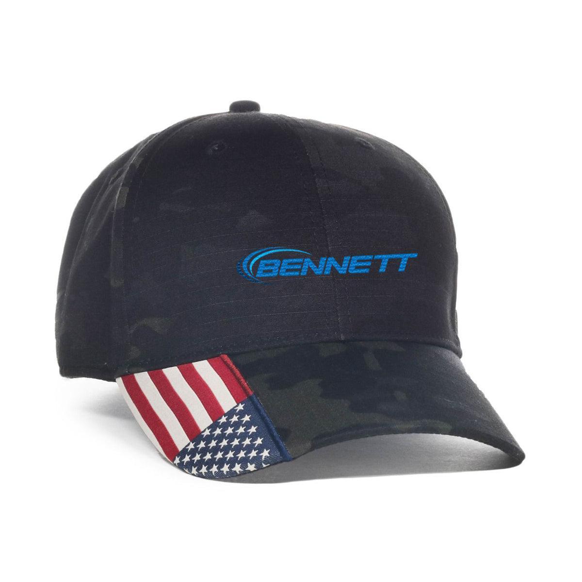 Multicam Camo Flag Cap