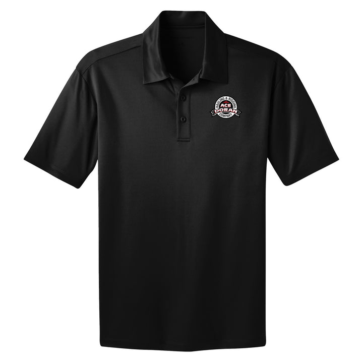 Ace Port Authority Tall Silk Touch Performance Polo - Black