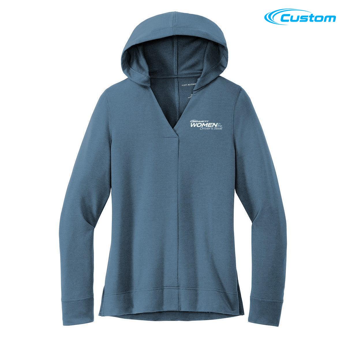 WIDS Port Authority Ladies Microterry Pullover Hoodie